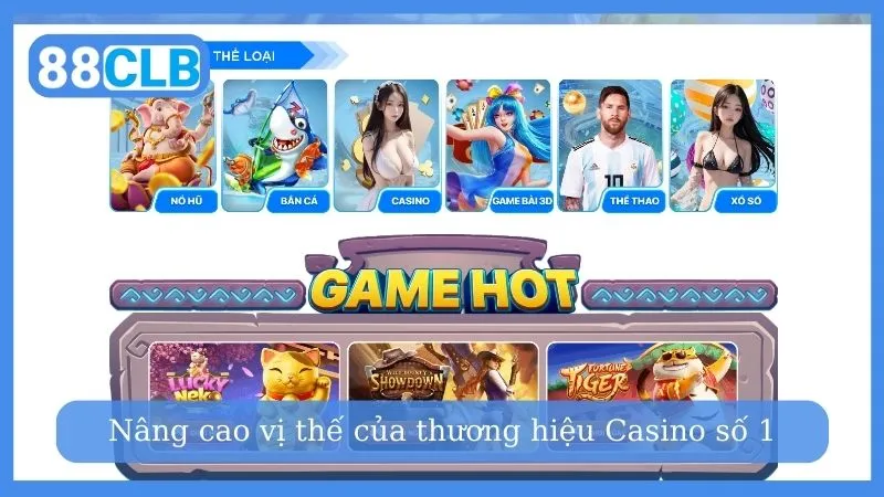 Nâng cao vị thế của thương hiệu Casino số 1