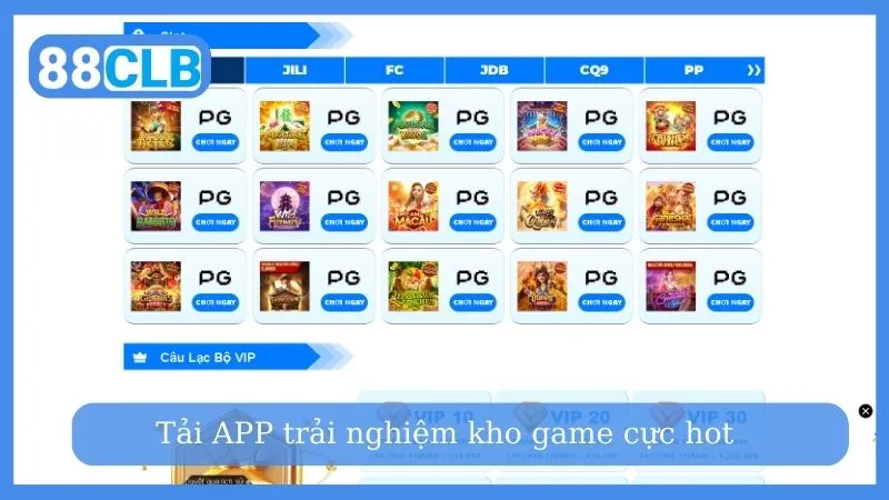 Tải APP 88CLB trải nghiệm kho game cực hot