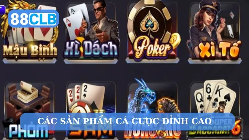 Giới thiệu những trò chơi đỉnh cao của game bài B52